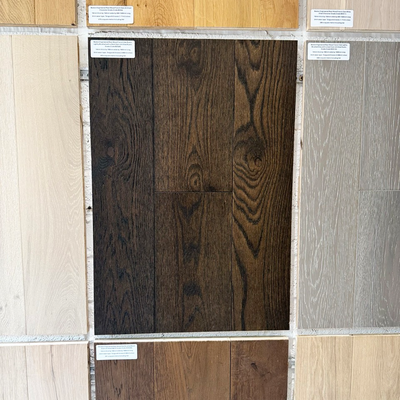 Boston Engineered Real Wood French Oak Rustic Lightly Brushed with a Dark Stain UV Oiled